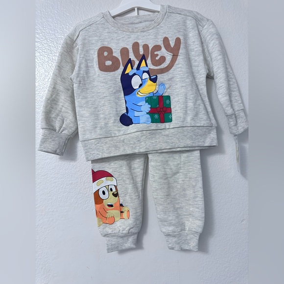 Other - Bluey Kids' Gray Sweatshirt and Pants Set